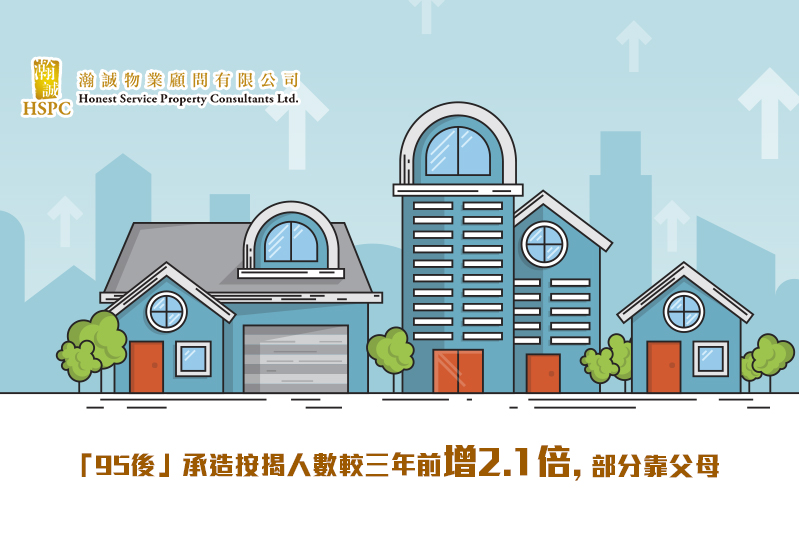 「95後」承造按揭人數較三年前增2.1倍